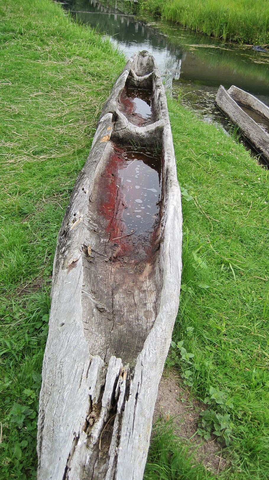 canoe, a tree, boot, nature, handmade, vodka, carved, old, primitive HD wallpaper