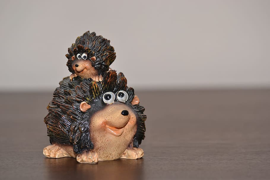 Hedgehog, Ceramic, Decoration, funny, ceramic figures, sweet HD wallpaper