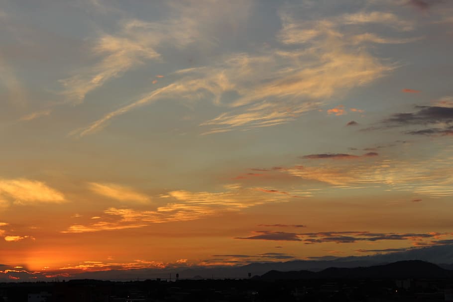 sunset, sky, clouds, landscape, nature, venezuela, horizon HD wallpaper