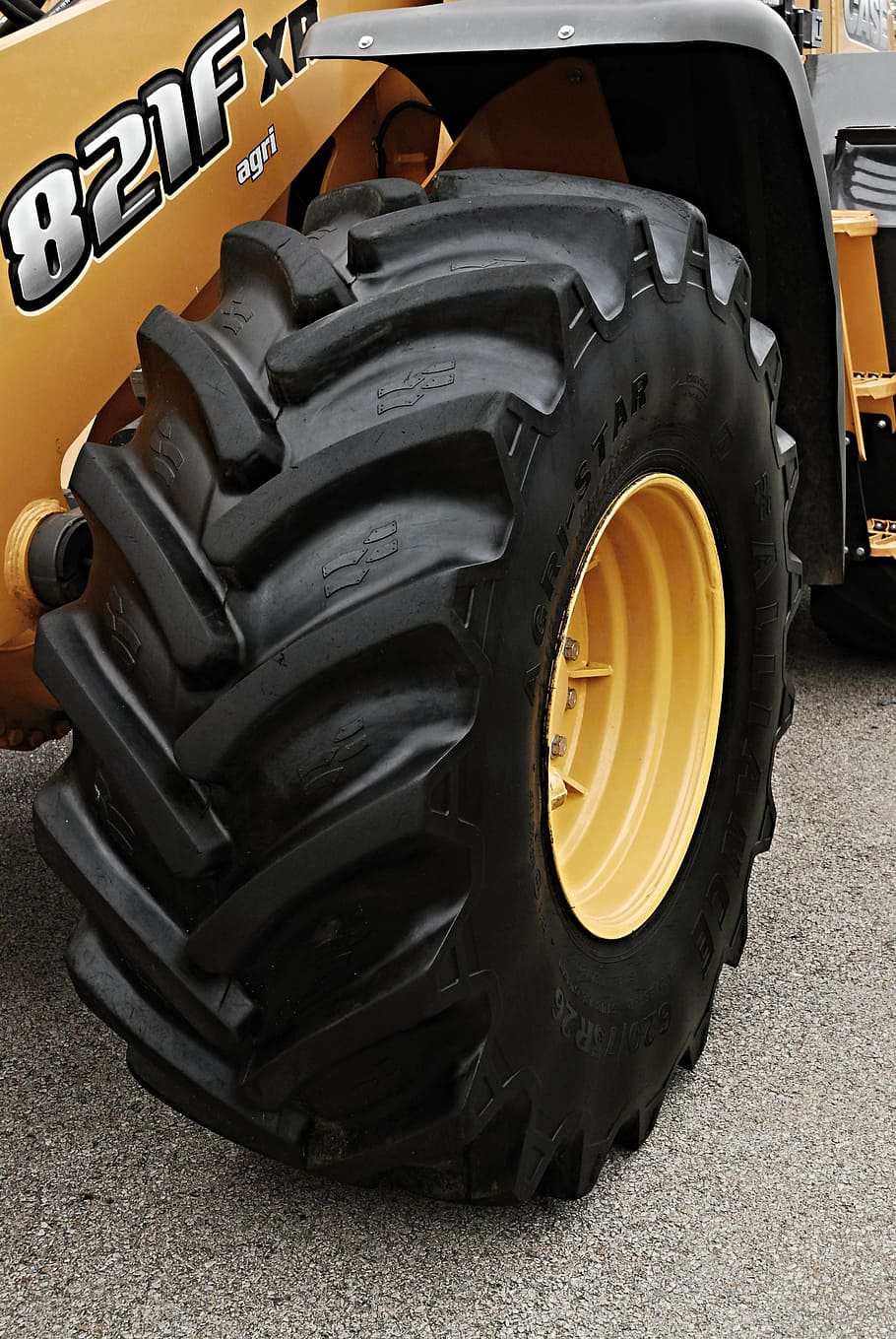 round, tire, feeder, black, tires, mechanization, rubber, bread basket HD wallpaper