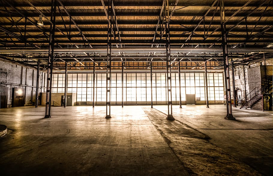building interior, abandoned, factory, hdr, old, industrial, architecture, HD wallpaper