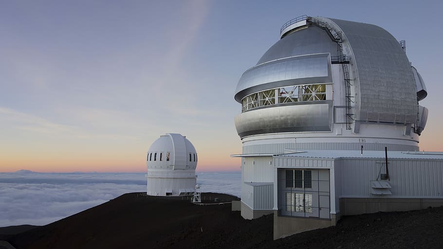 Let’s Try Science!, Observatory, Hawaii, sunset, mountain, telescope, HD wallpaper