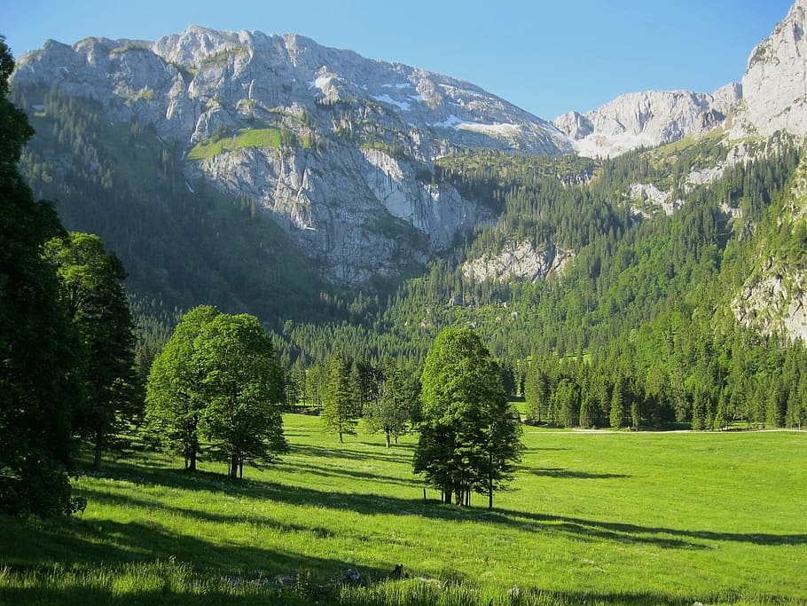 scenery of hill, germany, landscape, mountains, valley, ravine HD wallpaper