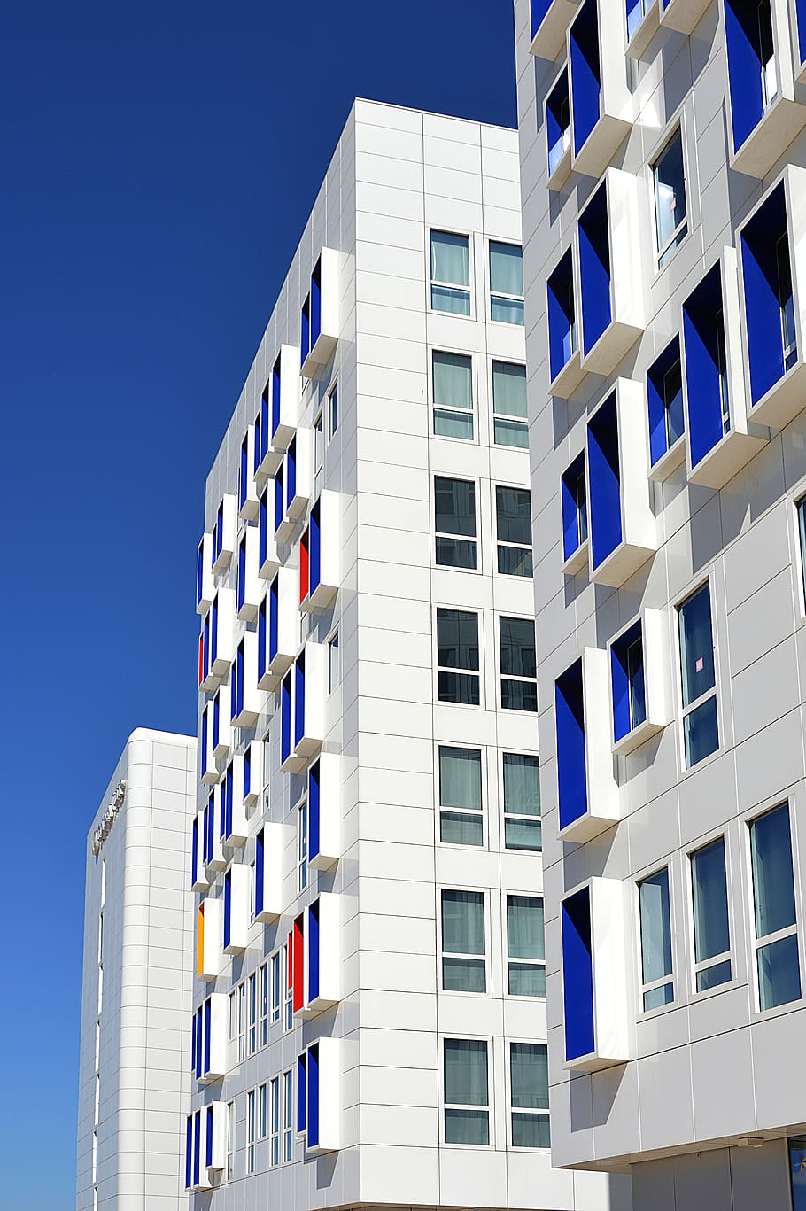 architecture, building, facade, windows, urban, modern, building exterior HD wallpaper