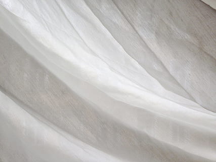 person showing white textile, Fabric, Curtain, Transparency HD wallpaper