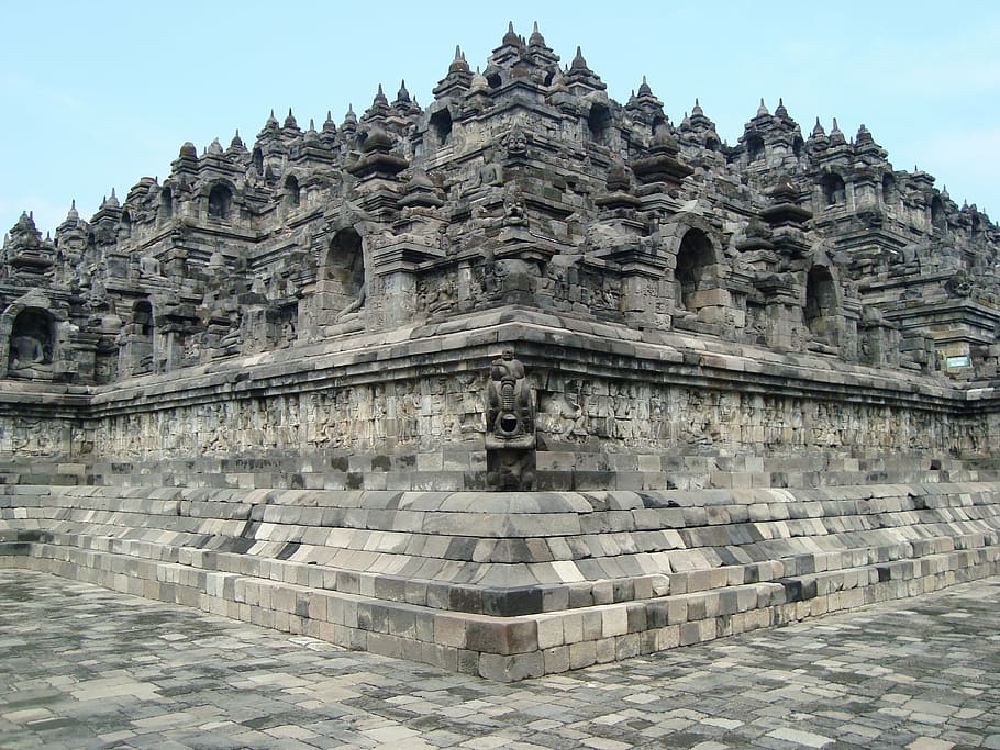 corner, borobudor, temple, asia, architecture, buddhism, temple - Building HD wallpaper