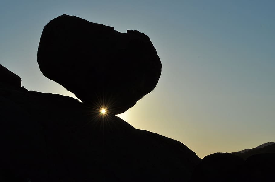 Sun, Back Light, Shadow, Silhouette, landscape, mood, abendstimmung HD wallpaper