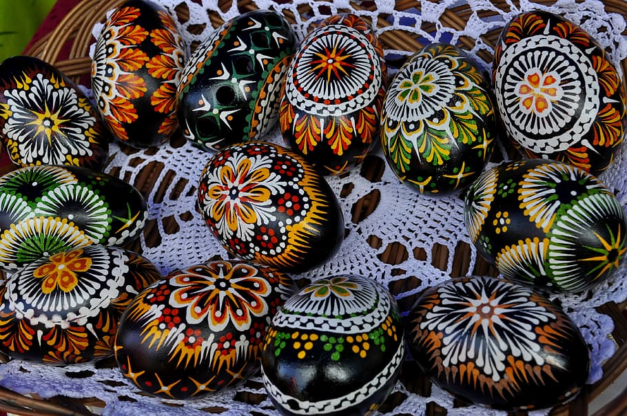 stone painting lot, model, texture, craft, easter egg, handcrafted HD wallpaper
