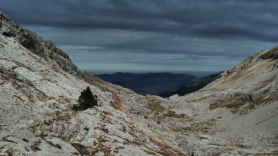 vercors, mountain, fall, hiking, landscape, mountain path, alps HD wallpaper