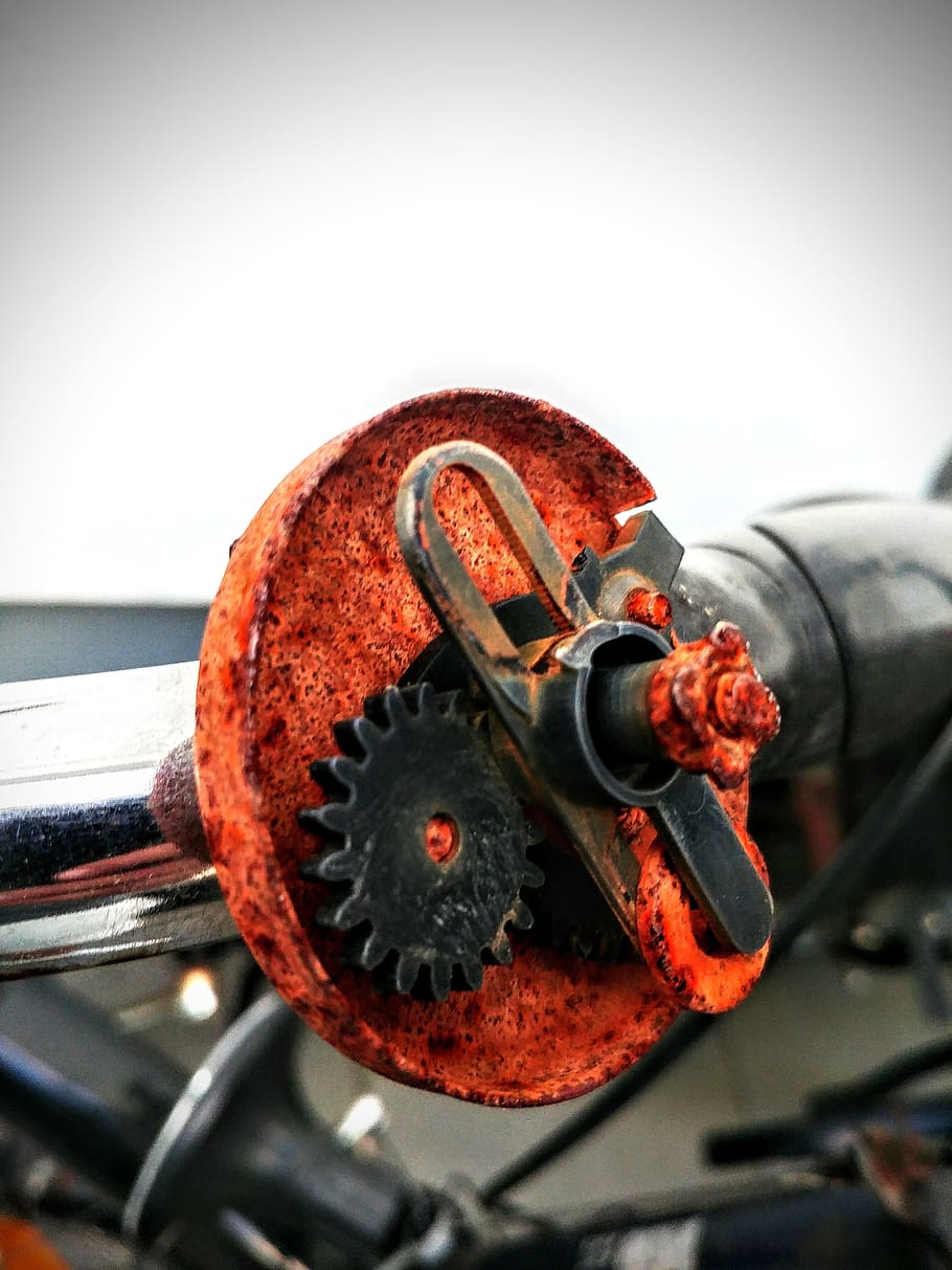 old bicycle, bell, rust, transportation, mode of transportation HD wallpaper