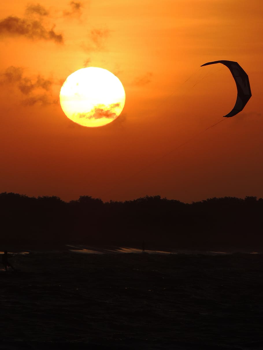 sunset, the big bar, beach, litoral, piauí, mar, sky, beauty in nature HD wallpaper
