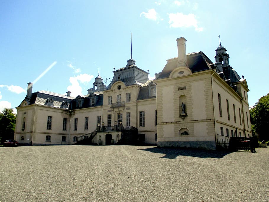 castle, old, summer, sun, sweden, malmö, sky, old building HD wallpaper