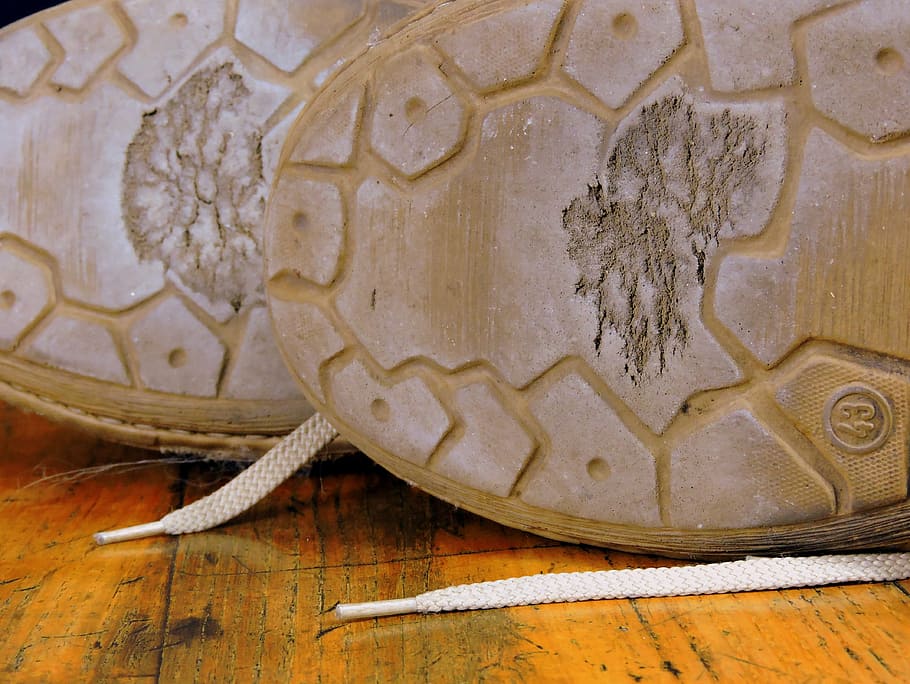 worn, consumed, shoe, sole, old, walk, throw, close-up, no people HD wallpaper