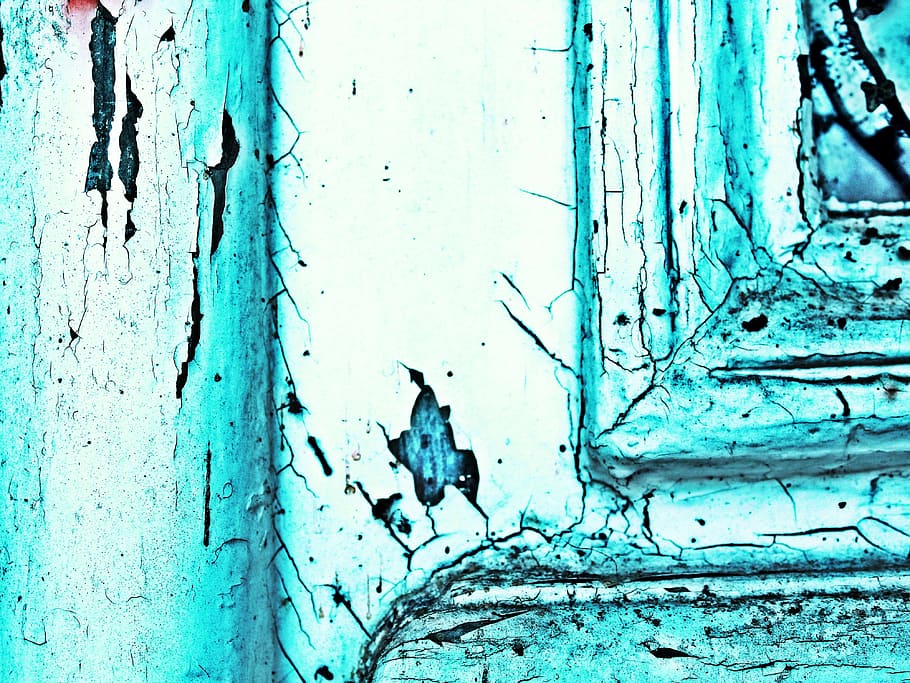 door, turquoise, blue, background, structure, wood, texture HD wallpaper
