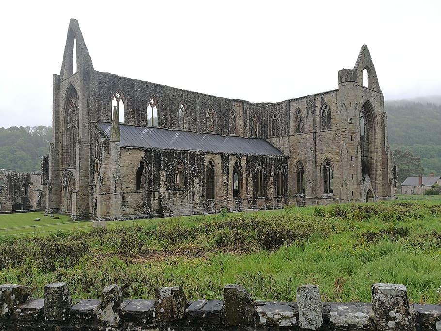 abbey, tintern, spooky, architecture, history, the past, built structure HD wallpaper