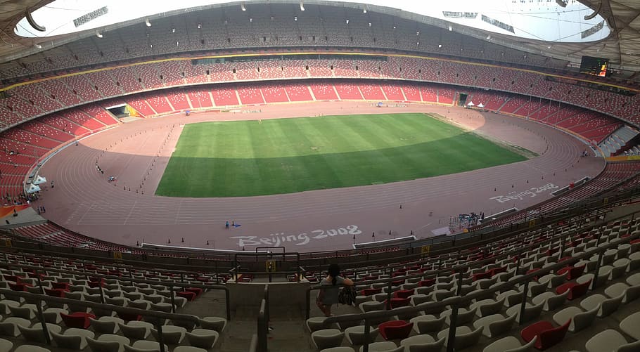 nest, stadium, beijing, sport, competition, team sport, group of people HD wallpaper