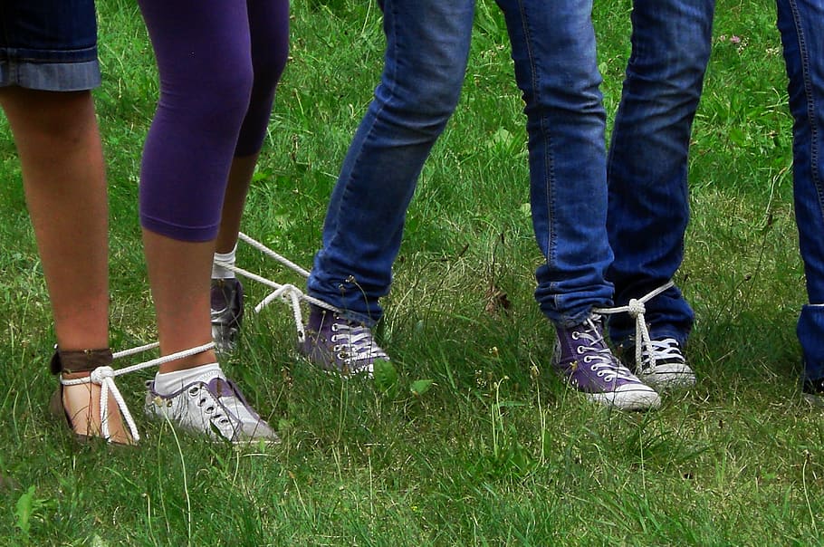 legs, feet, shackles, bound, low section, human leg, grass HD wallpaper
