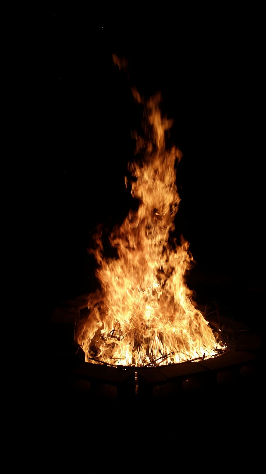 fire, campfire, flames, bonfire, fireplace, fire - Natural Phenomenon HD wallpaper