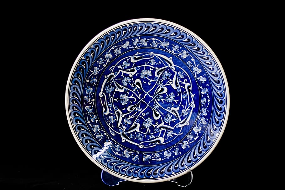 Tile, Handicrafts, Plate, increased, ceramic, turkey, atalay melahat glow HD wallpaper