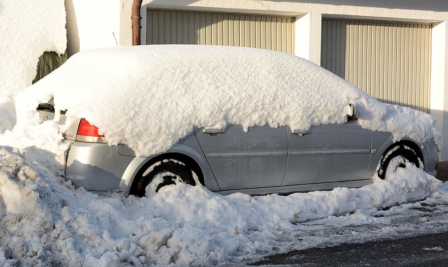winter, snow, wintry, white, snowy, auto, pkw, road, traffic HD wallpaper