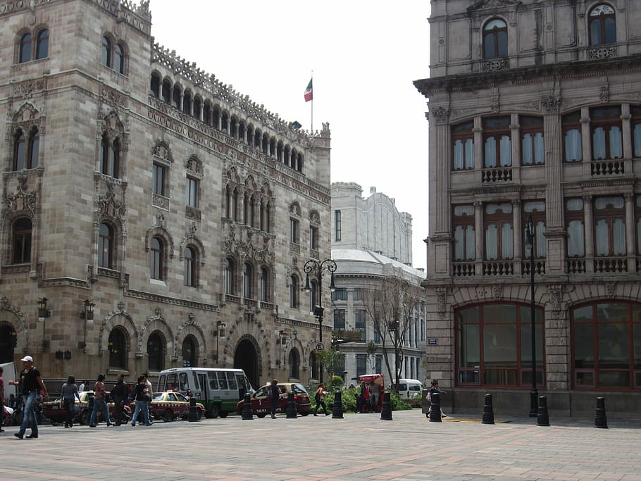 Post, Colonial, Colonial, Mexico, building exterior, architecture HD wallpaper