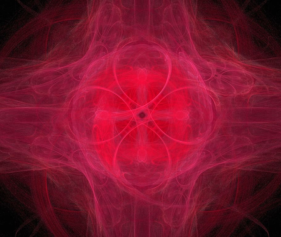 pink and red wallpaper, Fractal, Abstract, Design, Light, color HD wallpaper