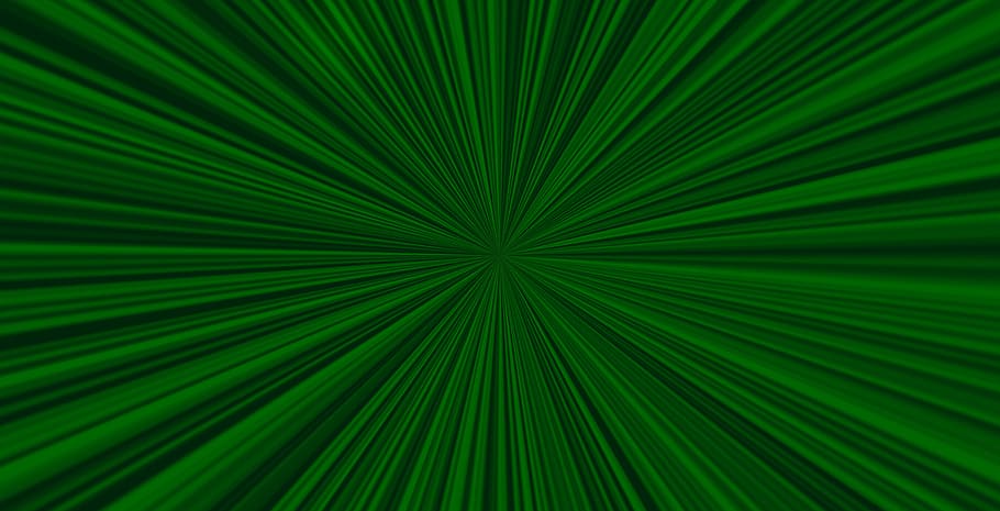 green portal flash digital wallpaper, rays, pattern, center, abstract, HD wallpaper