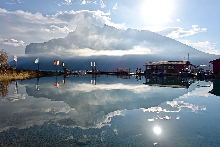 Reflection, Boats, Tranquil, Mooring, calm, scenic, peaceful HD wallpaper