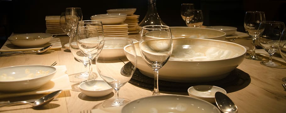 Tableware, Cutlery, Cover, Board, table cover, gedeckter table HD wallpaper