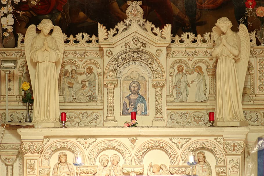 christ, altar, chapel, choir, the fathers of bétharram, christian HD wallpaper