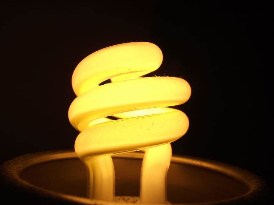 the light bulb, macro, yellow, closeup, illuminated, lighting equipment HD wallpaper