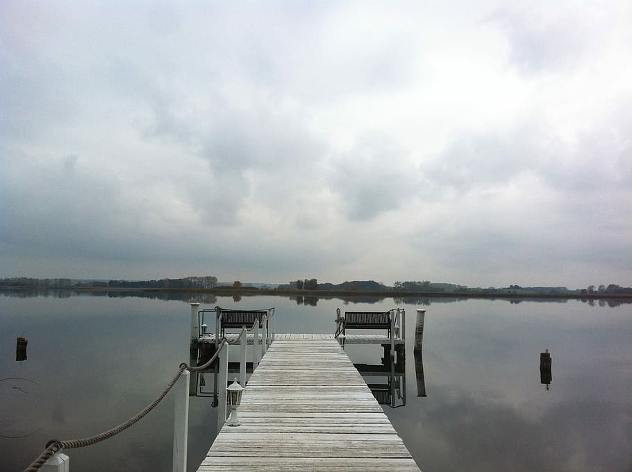 Web, Lake, Quiet, Rest, Recovery, Nature, bank, water, cloud - sky HD wallpaper