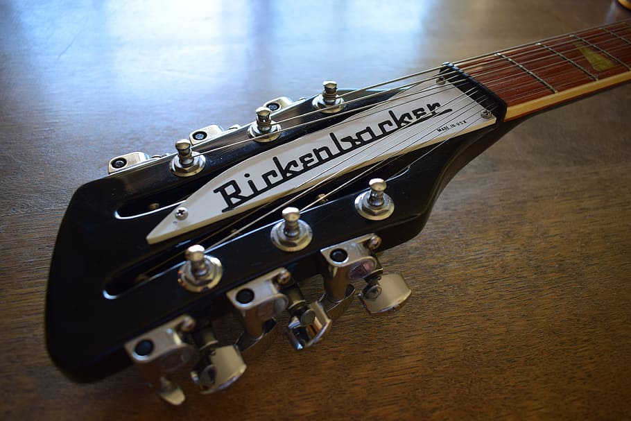 Rickenbacker, Music, Guitar, Ropes, rock, pact, musical Instrument, HD wallpaper