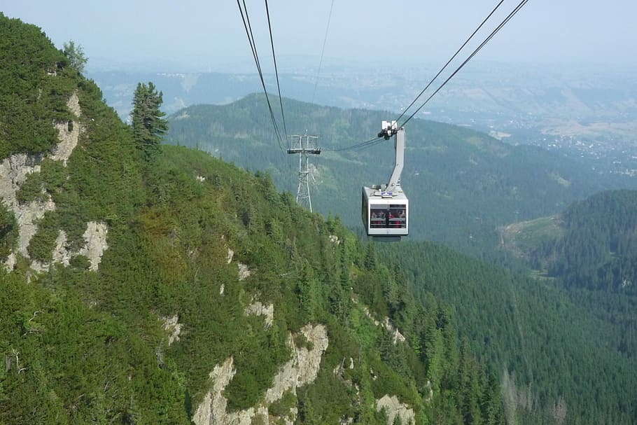 rollercoaster, poland, tatry, mountains, the queue, landscape HD wallpaper