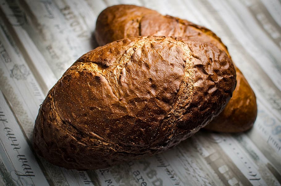 bread, bakery, heart, baked srcom, food, loaf of bread, food and drink HD wallpaper
