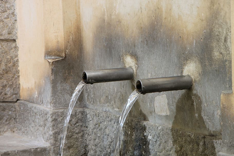 clean, fresh, source, springs, stainless, steel, water, health HD wallpaper