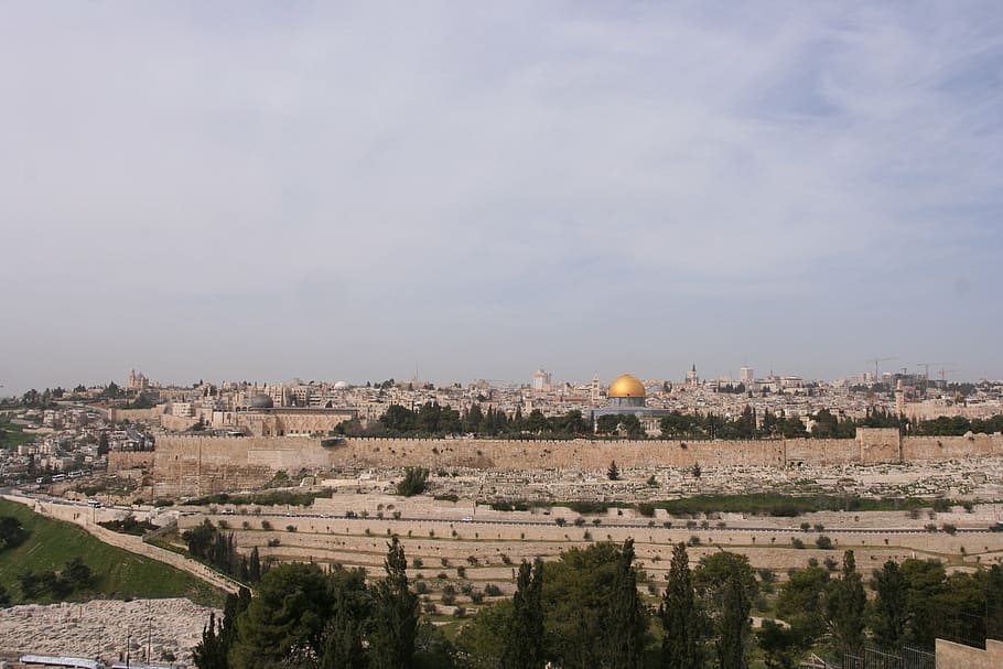 jerusalem, holy city, ancient, islam, religious, mosque, israel HD wallpaper
