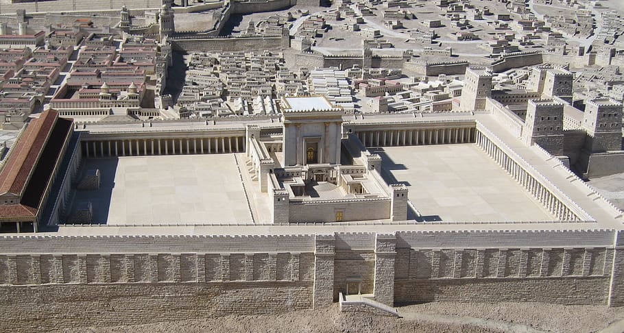 temple, model, jerusalem, architecture, built structure, building exterior HD wallpaper
