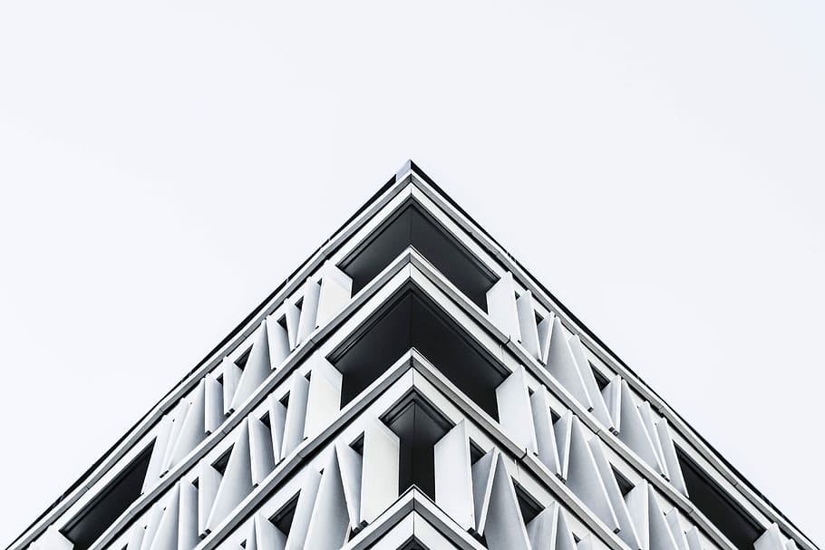 white and grey abstract  wallpaper, architecture, built Structure, HD wallpaper