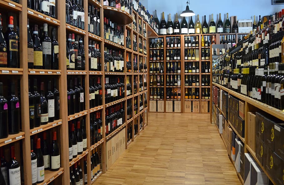 ground, blanket, wall, wine Bottle, alcohol, shelf, cellar HD wallpaper
