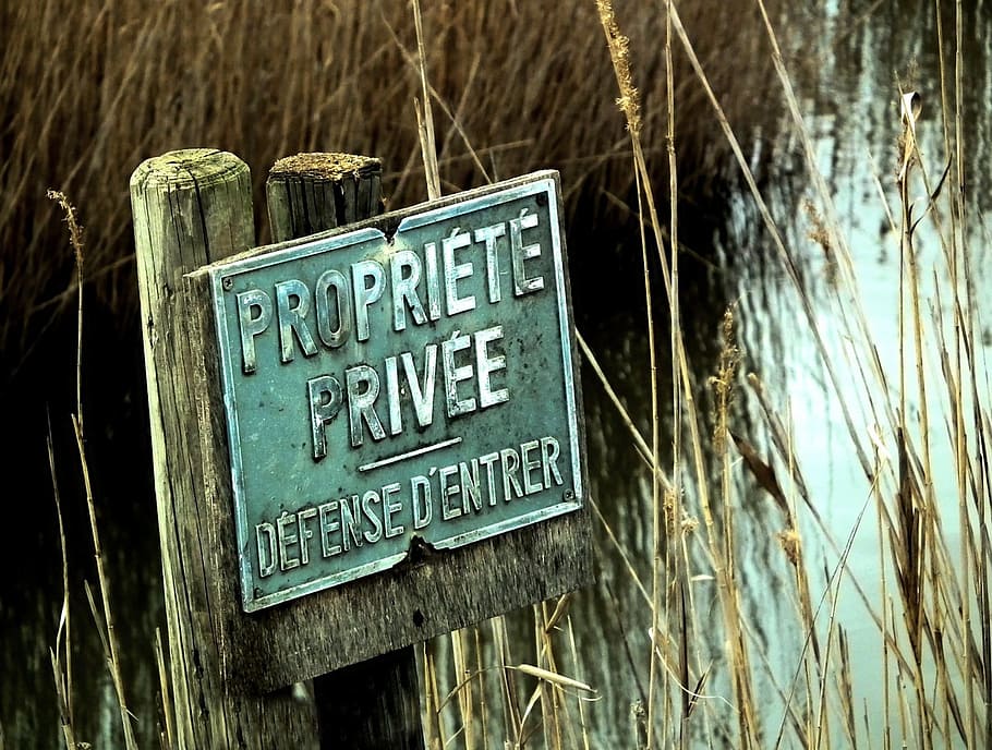 Panel, Forbidden, Private, Pond, text, western script, communication HD wallpaper