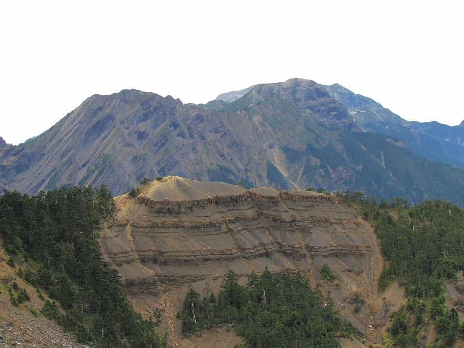 100 peaks, formation, cliff, mountain, scenics - nature, sky HD wallpaper