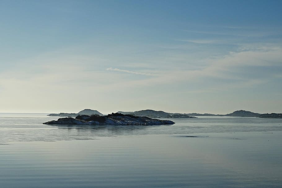 Epic, Islets, Sea, höstbild, nature, scenics, landscape, water HD wallpaper