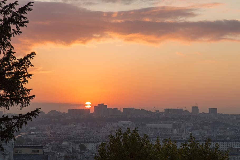Morning, Clouds, Beautiful, sky, landscape, sunrise, sunset HD wallpaper