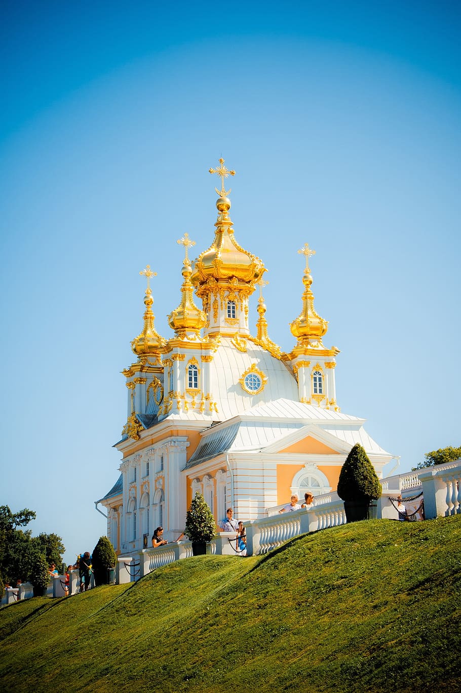 Peterhof, Church, the church of peter and paul, st petersburg russia, HD wallpaper