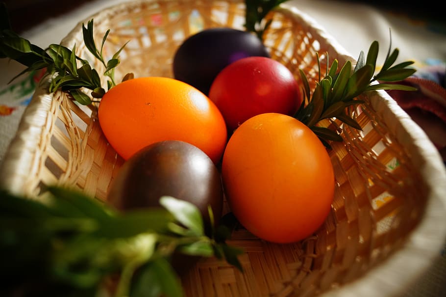 assorted-color easter eggs, christmas decoration, holidays HD wallpaper