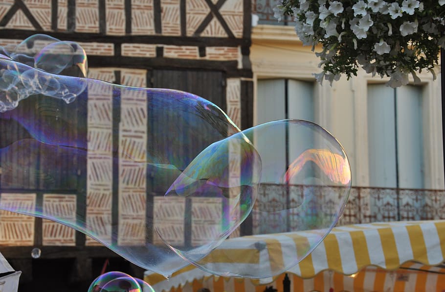 bubble giant, village, summer, architecture, building exterior HD wallpaper