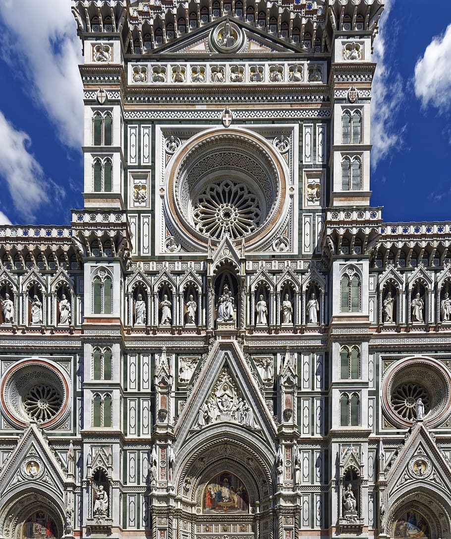 italy, florence, firenze, cathedral of santa maria del fiore, HD wallpaper