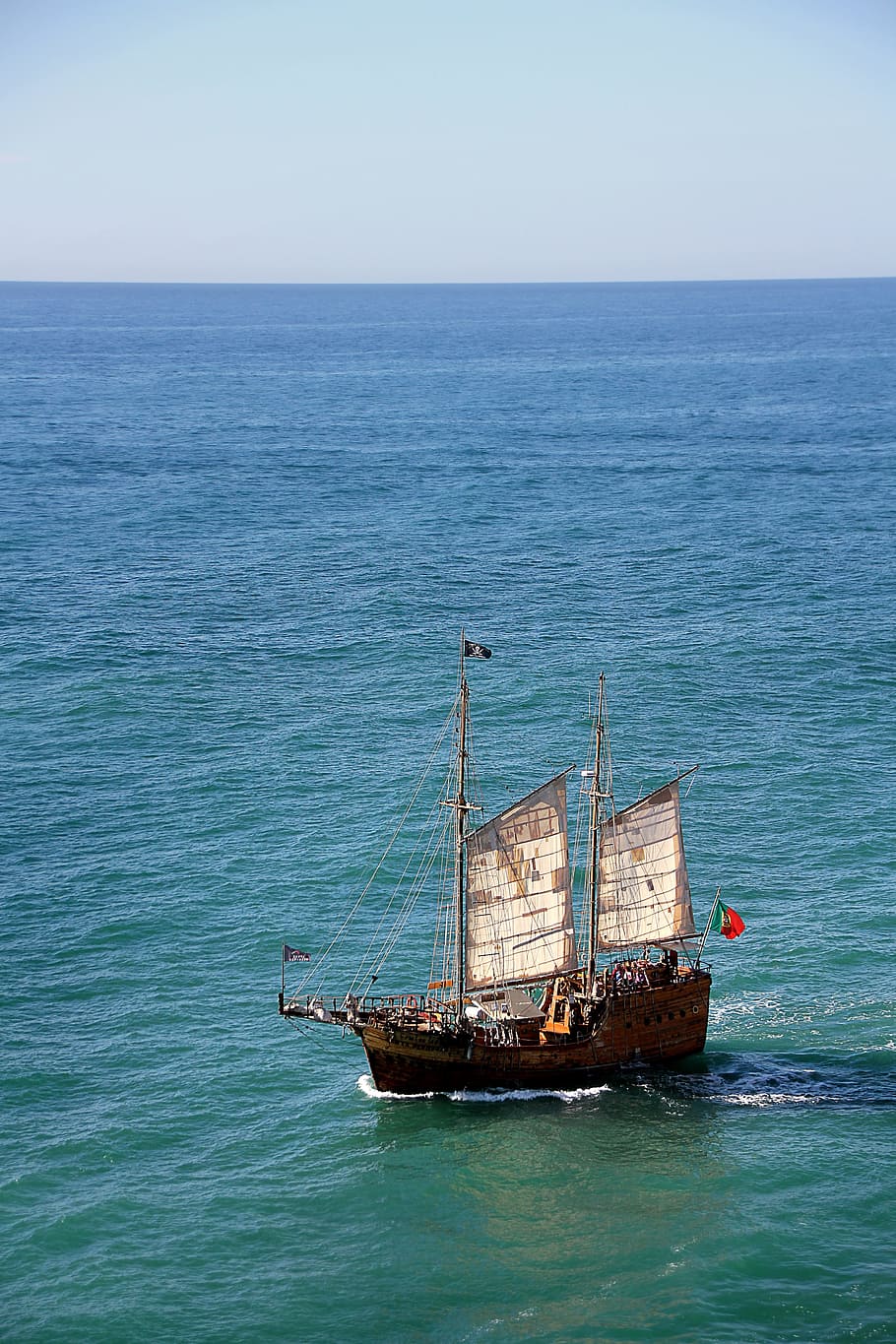 seafarer, pirate, sailing vessel, ship, corsair, water, privateers, HD wallpaper