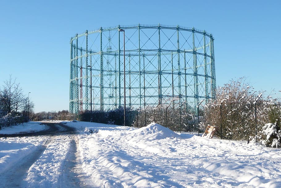 Winter, Blue Sky, Snow, Structure, cold temperature, clear sky HD wallpaper